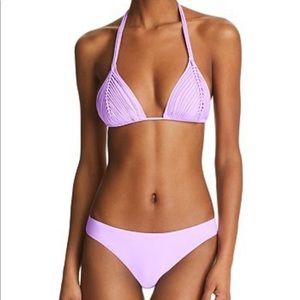 NWOT PIlyQ Isla Bikini Set in Lavender